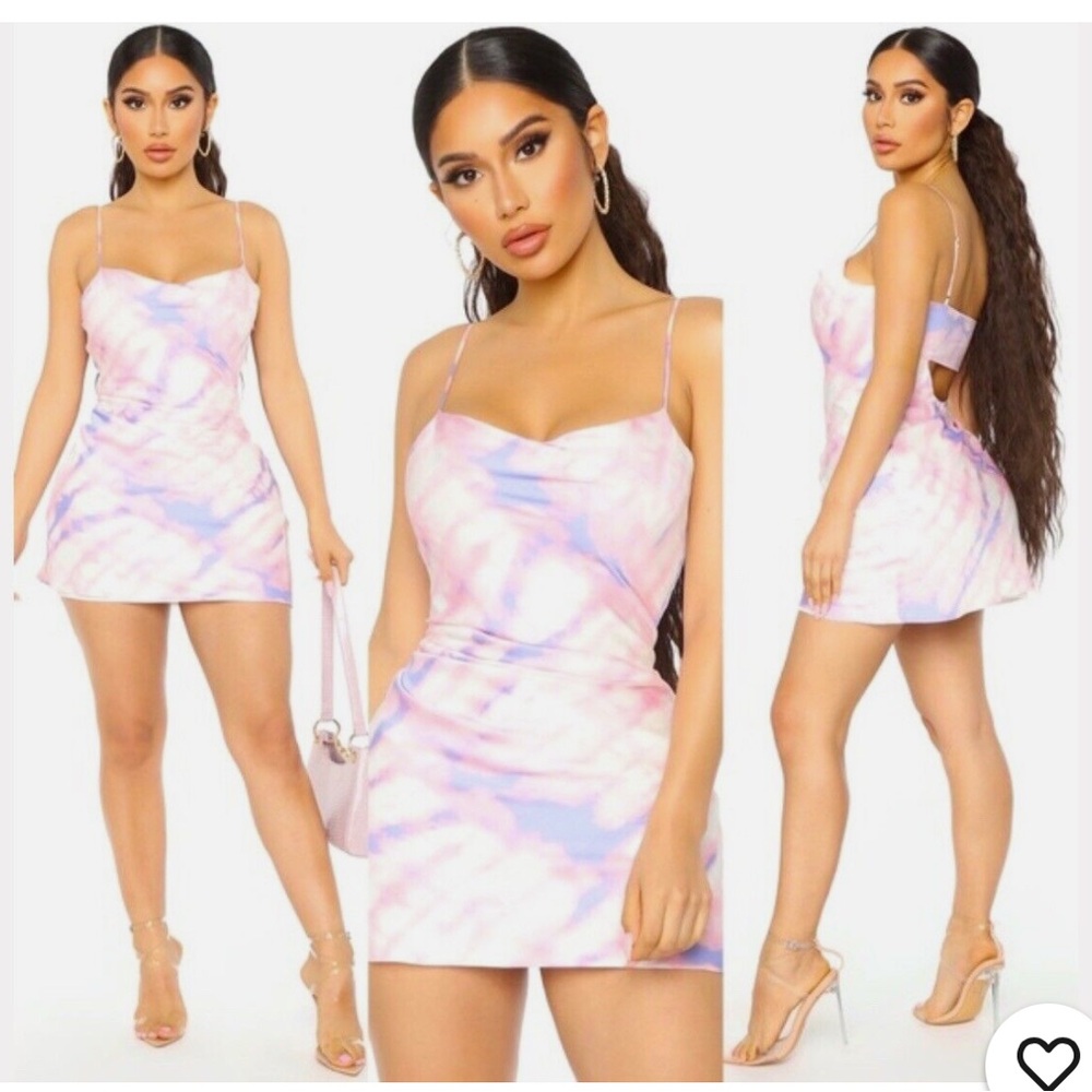 Native Daughters Tie-Dye Mini Dress